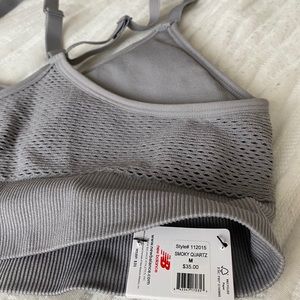 MOVING SALE NWT New Balance Grey Sports Bra